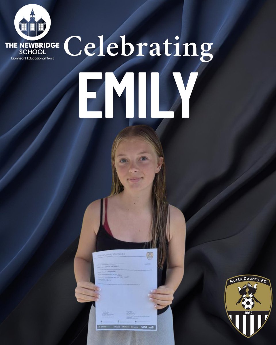 We are so proud of Emily for earning a contract with Notts County U21s in the EMWFL! ⚽️ Your leadership, drive &amp; gratitude shine through. It’s been an honour to support your journey - this is just the beginning! 🌟 #FootballSuccess #EMWFL #NottsCounty