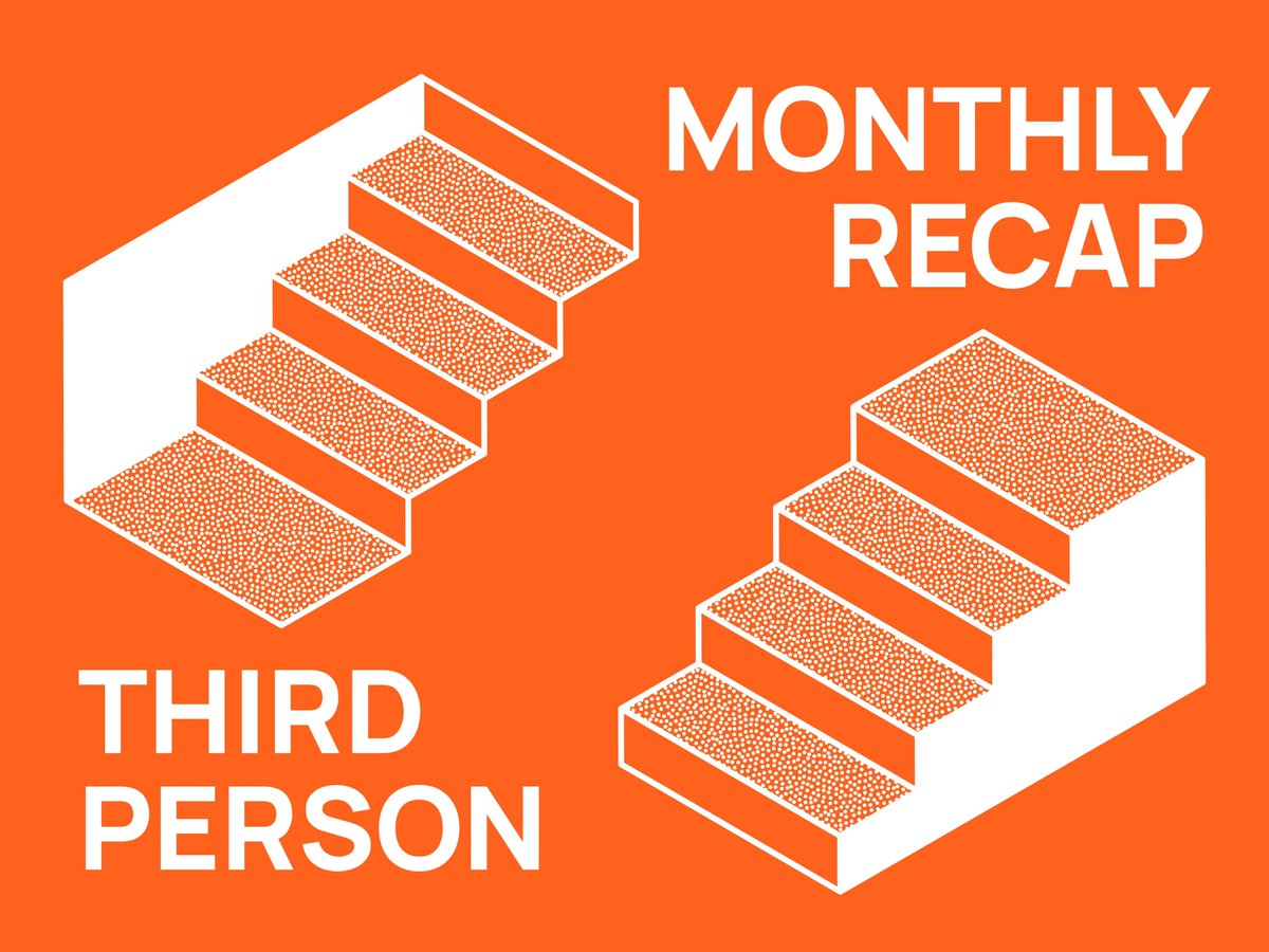 ThirdPersonCo's tweet image. The team at Third Person is excited to share some of our favorite moments from June. We launched a webinar, redesigned our website, announced our first retreat cohort, and so much more. Read more: thirdperson.co/content/june-n… #Recap #Startup #Logistics