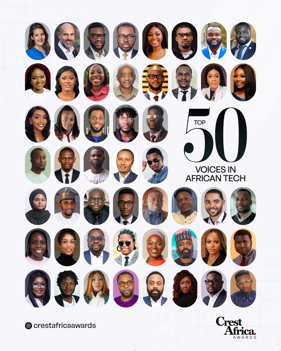 African Tech isn’t just emerging,it’s commanding. And behind this bold movement are 50 voices turning ideas into impact and systems into solutions.

We’re proud to unveil the Top 50 Voices in African Tech 2025,a celebration of innovators who are coding, creating, and carving out