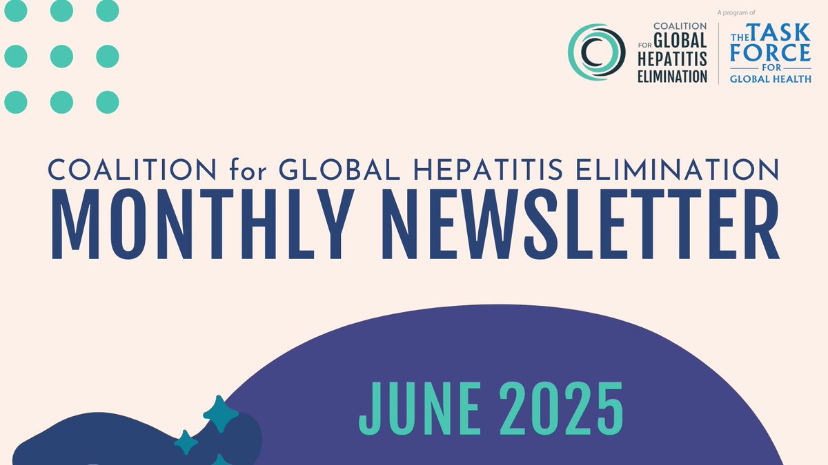 GlobalHep's tweet image. Check out our June 2025 newsletter for key updates:
🔹 Global Health Funding Impact Survey opportunities
🔹 Full webinar recordings
🔹 CGHE’s World Hepatitis Day activities in July
Read it here: buff.ly/fGFHrZa
Not subscribed? Sign up today: buff.ly/iX3b6bf