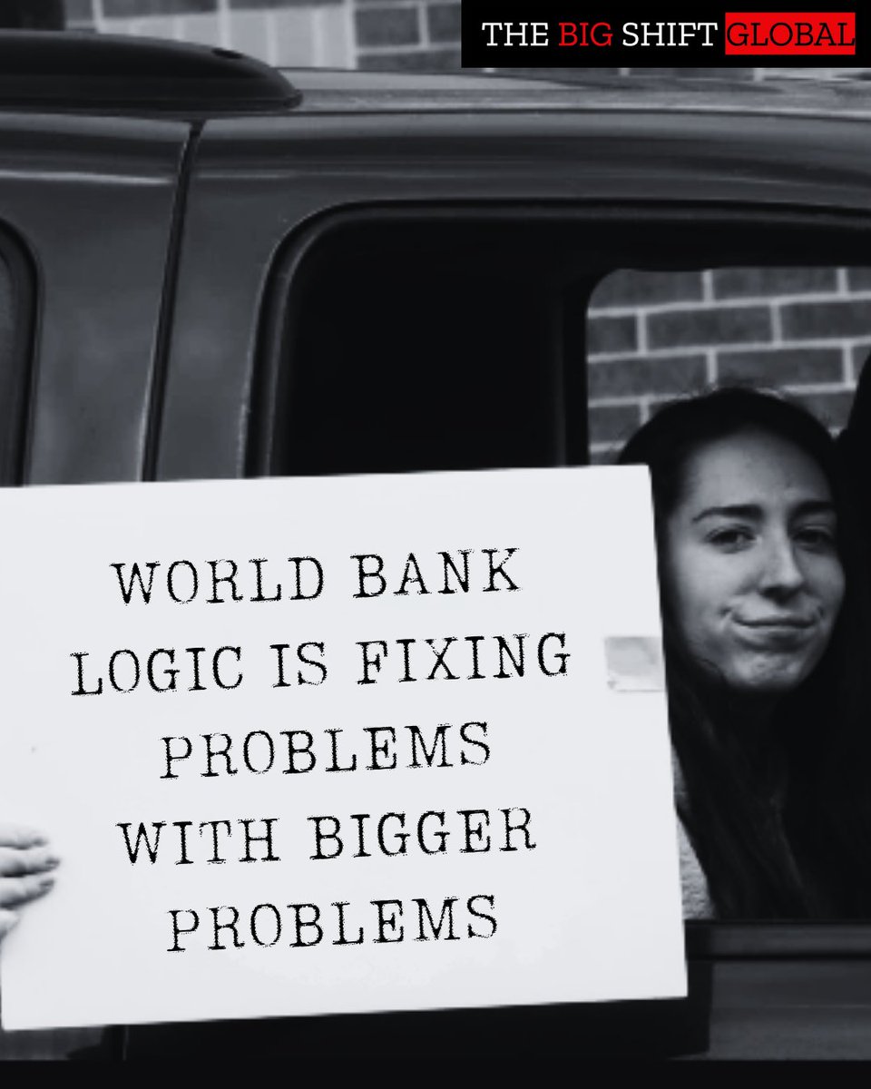 bigshiftglobal's tweet image. Two years ago, the The World Bank said it would align with the Paris Agreement. Today: still funding climate chaos.
🚫 End fossil fuel finance
🌱 Back a just energy transition
💸 Deliver climate finance without debt
#FFD4 is time to shift the power and fund climate justice.