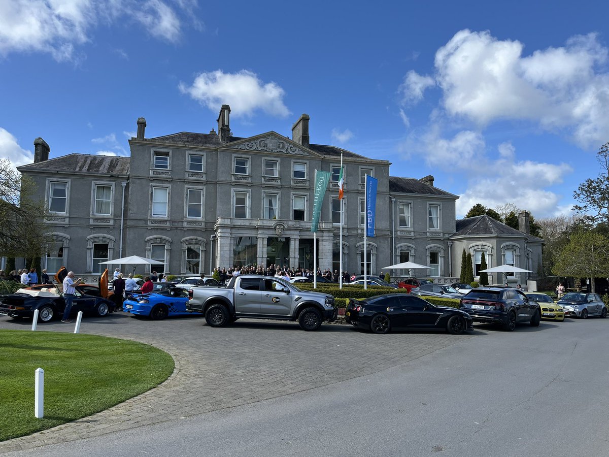 No two days are the same for our team here and some days are definitely to be remembered! This was definitely the case for Donatas and Jane the day #SpringIntoGear arrived at Faithlegg earlier this year 🚘

#Faithlegg #TeamTuesday #Hospitality #SpringIntoGear #BeepBeep