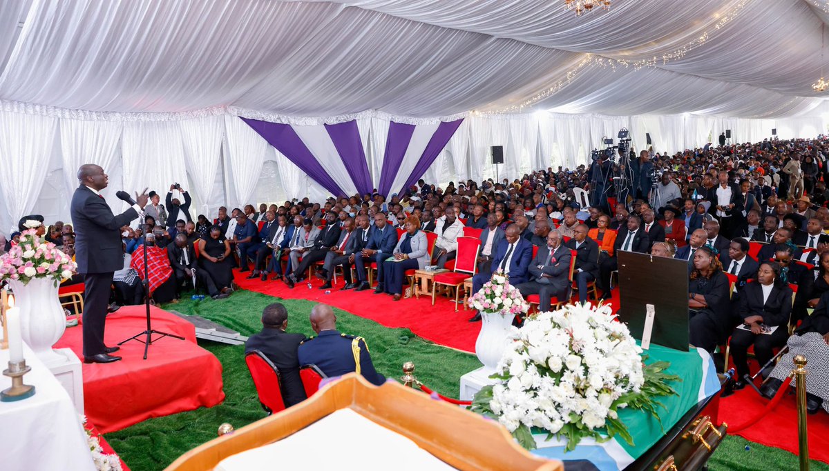 I joined the family, friends and the people of Nyandarua County to lay to rest to Hon. Beth Wahito Njoroge, a distinguished nominated member of the County Assembly of Nyandarua. 

Beth was an outstanding leader who dedicated herself to community development and the wellbeing of