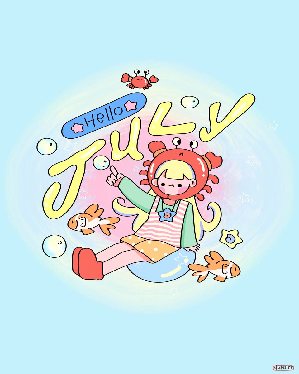 dwlerrr's tweet image. แวะมาส่ง #JulyWish 🍀🌨️✨