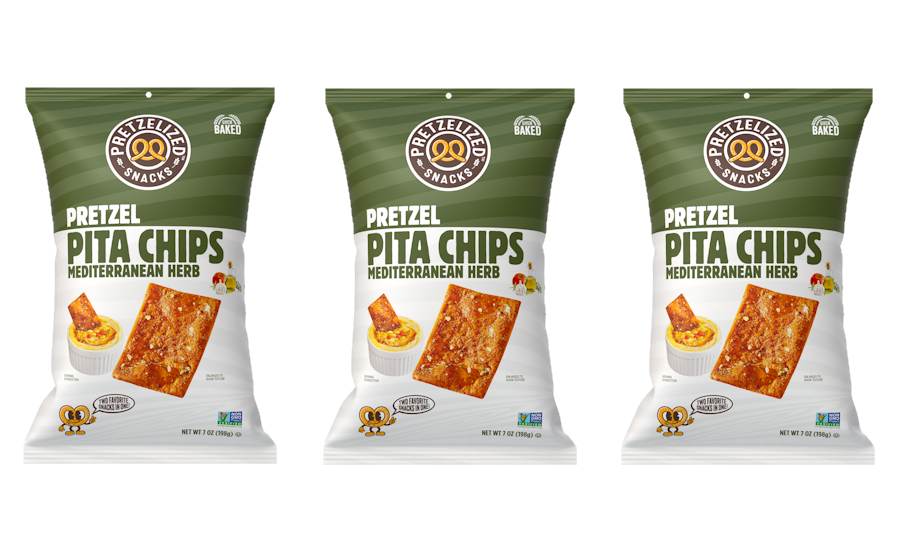 Pretzelized launched Mediterranean Herb Pretzel Pita Chips—crunchy on the outside, soft on the inside, and packed with oregano, rosemary, roasted garlic, and sea salt flavor.

👉brnw.ch/21wTOtJ

#Pretzelized #MediterraneanFlavors

[ IMAGE COURTESY OF: Pretzelized ]