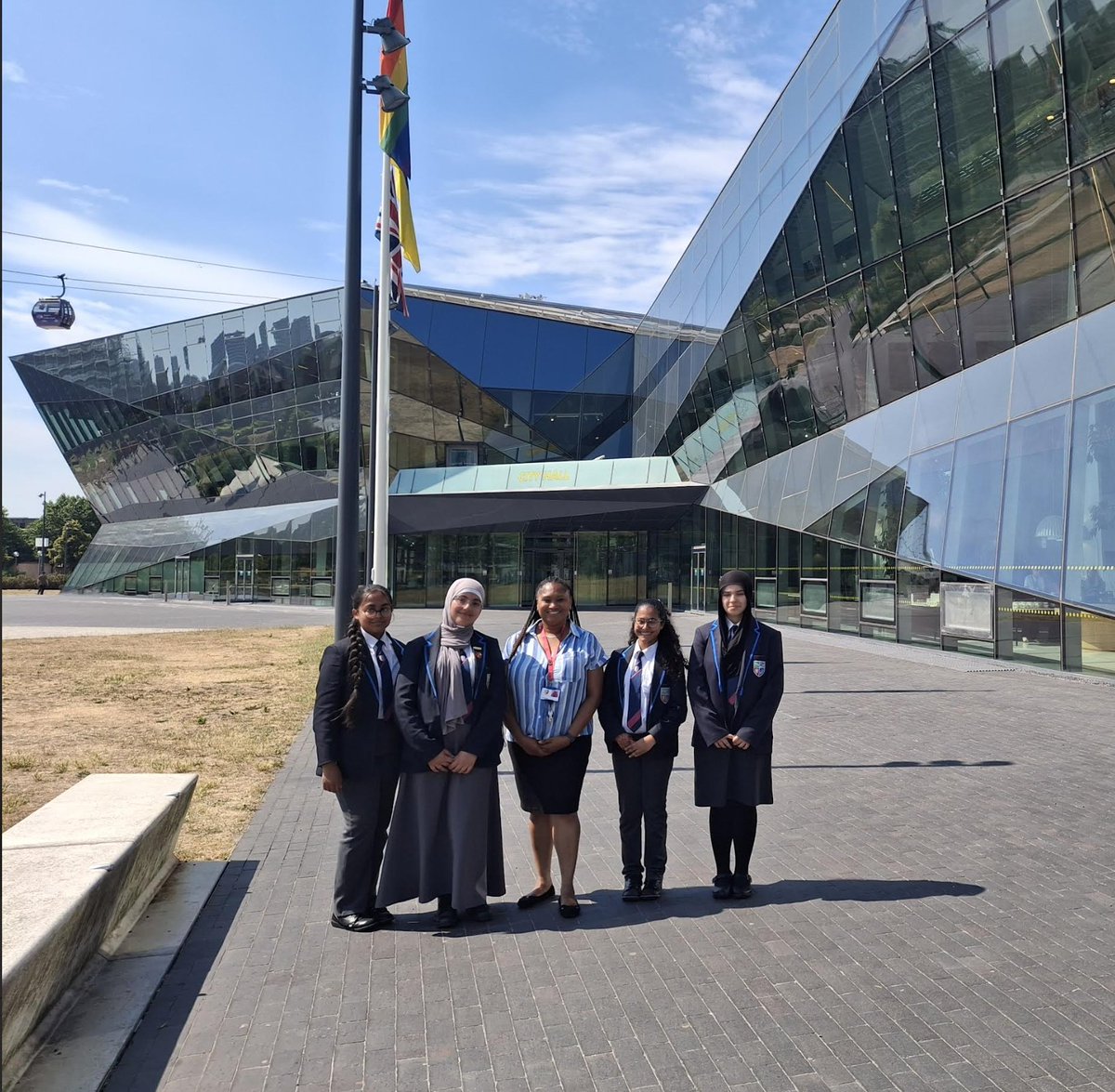 ChilternA's tweet photo. We are so proud of Team Deforestation, who are at London City Hall, presenting their climate action project at the Young Green Briton National Awards 2025. https://t.co/IlRRgR3I4P