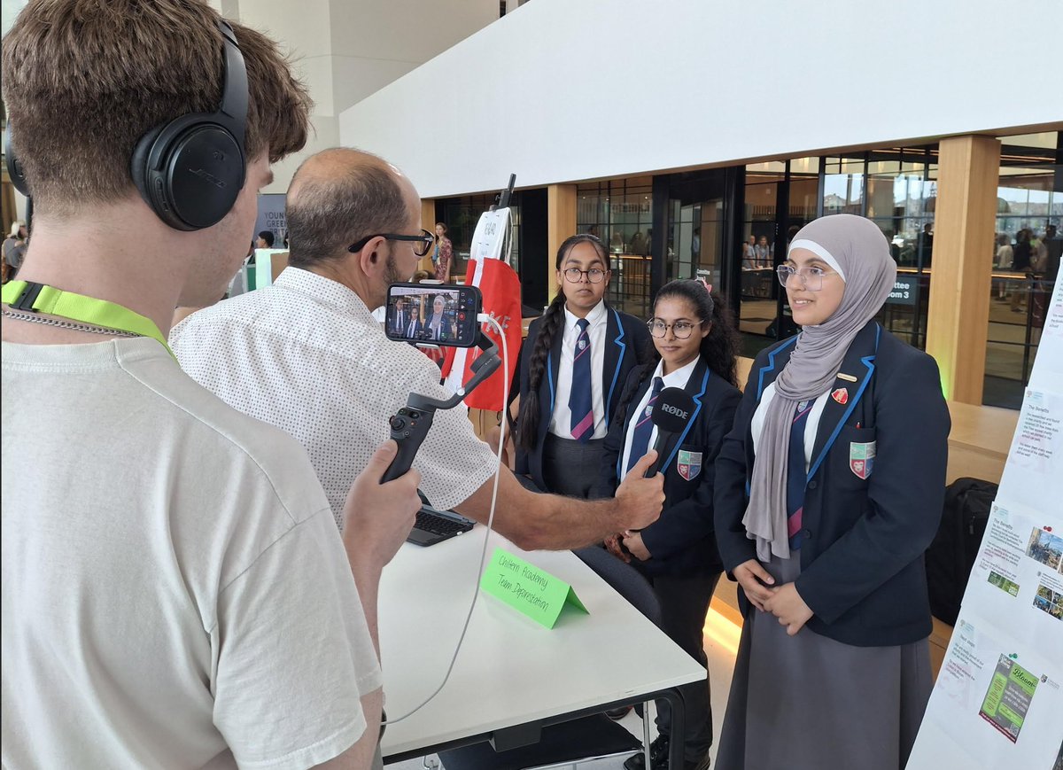 We are so proud of Team Deforestation, who are at London City Hall, presenting their climate action project at the Young Green Briton National Awards 2025.