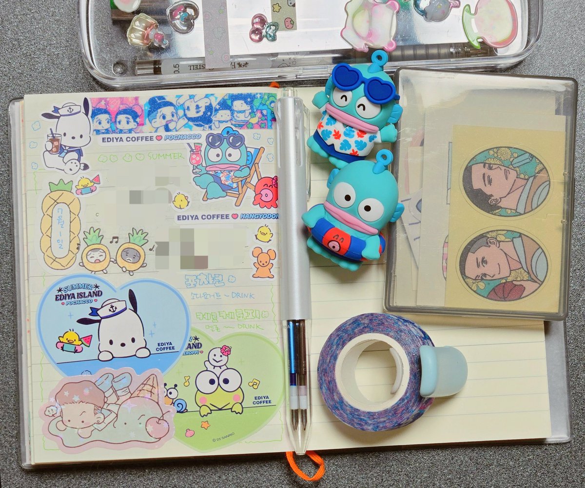 이디야 교동 귀여워🫶🩵🩵🩵