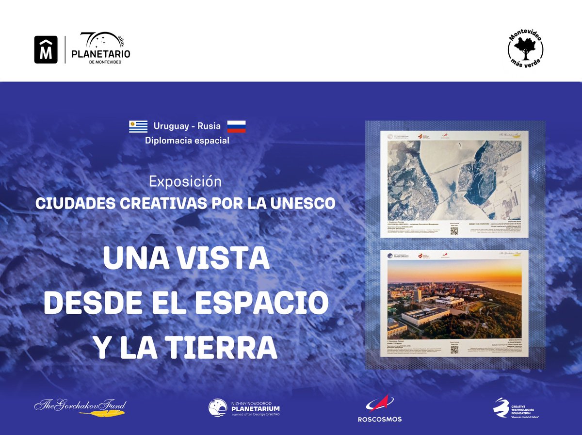 La exposición incluye fotografías tomadas desde la Estación Espacial  Internacional por los pilotos-cosmonautas rusos Sergey Kud-Sverchkóv, Ivan Vagner y Sergey Prokápyev. 
Esta muestra permanecerá abierta al público hasta el 18 de julio.