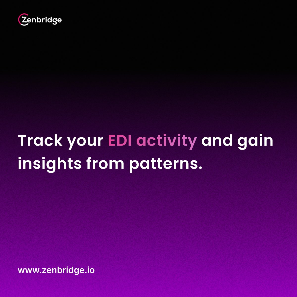 Zenbridgeio's tweet image. Know More. Act Smarter.
Zenbridge gives you the clarity you need to optimize operations and make informed decisions fast.
Precision-driven insights. All in one place.
Visit zenbridge.io and schedule your demo today!
#ediasapi #edireporting #zenbridge #supplychain