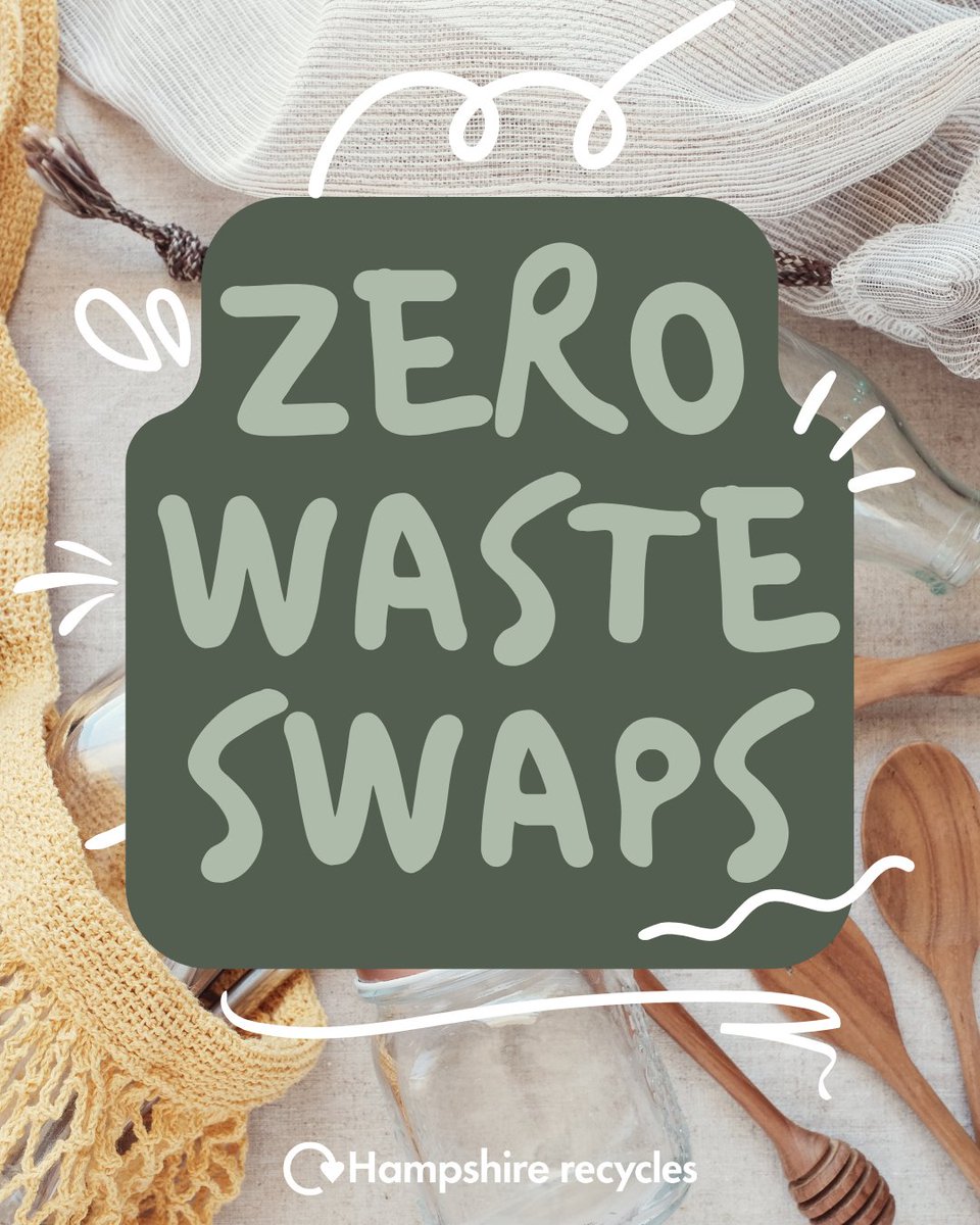 RecycleHants's tweet image. It’s #PlasticFreeJuly! 🌍
Here are 5 easy swaps to cut plastic:
1️⃣ Reusable water bottles
2️⃣ Loose fruit & veg
3️⃣ Reusable bags
4️⃣ Bar soap > body wash
5️⃣ Reusable containers
Got more tips? Put them below! ⬇️
#HampshireRecycles