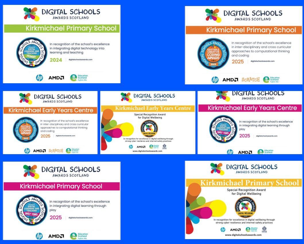 Kirkmichael Primary & EYC tweet media