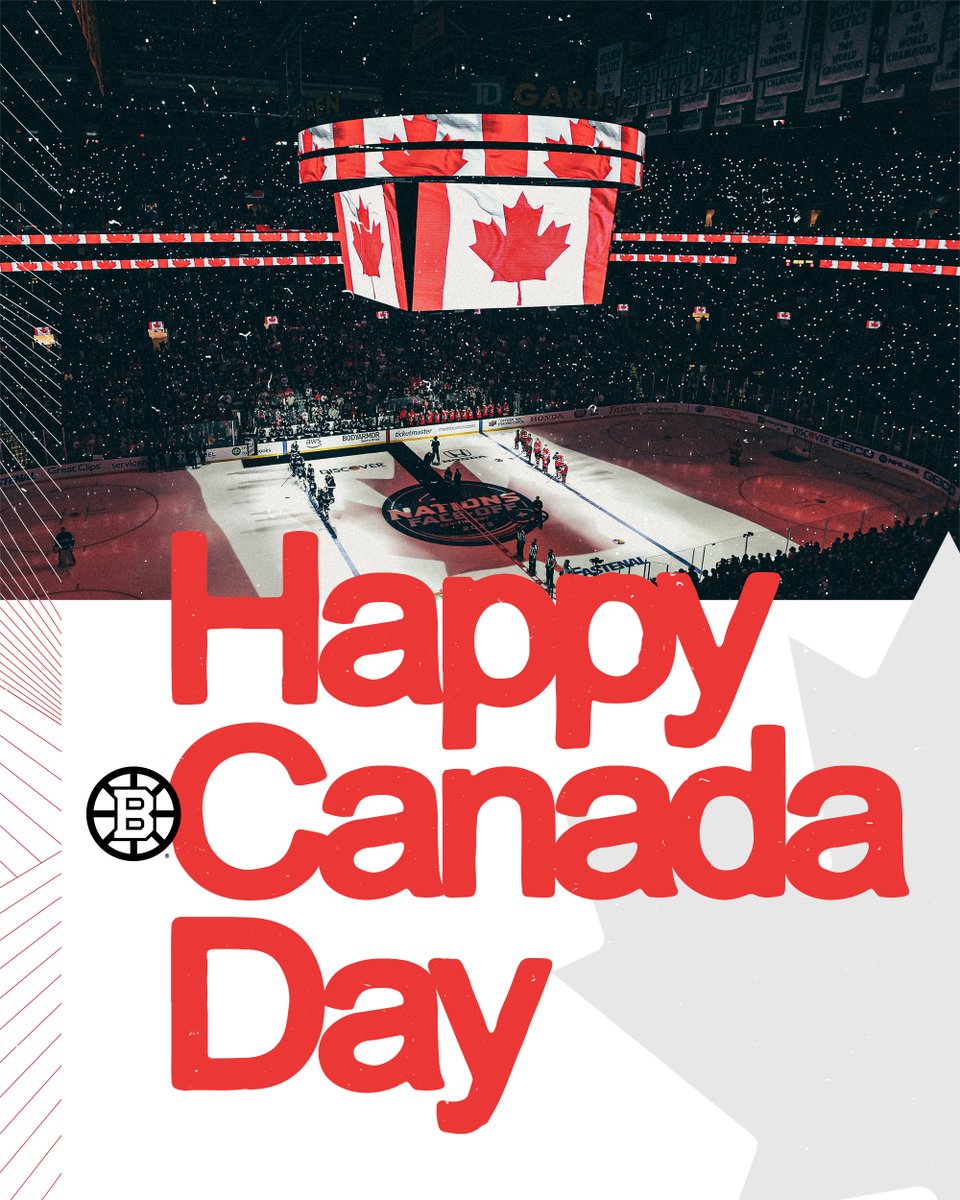 NHLBruins's tweet image. Happy Canada Day to our friends up North! 🇨🇦