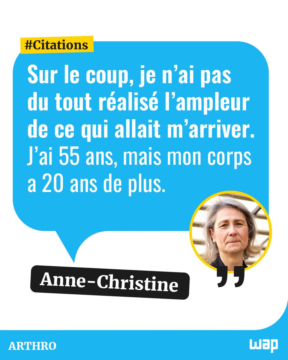 💪 Depuis ses 25 ans, Anne-Christine mène une lutte contre la polyarthrite rhumatoïde.
￼
✨ Membre de l’Association Française des Polyarthritiques &amp; des Rhumatismes Inflammatoires Chroniques (afpric), elle nous a raconté son parcours et son combat.

👉 Découvre son témoignage !