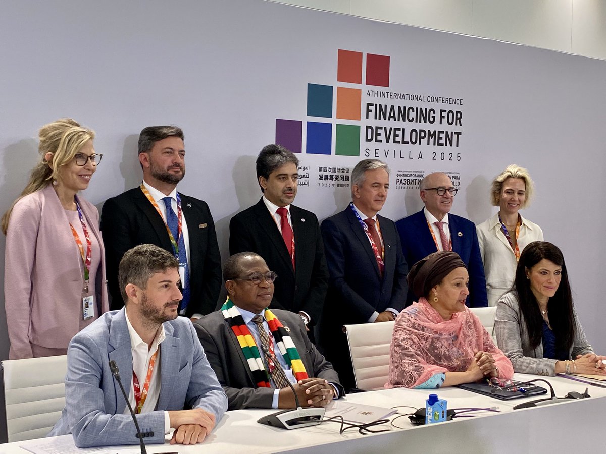 UN Zimbabwe (@unzimbabwe) on Twitter photo At the #FfD4 spotlight, <a href="/JointSDGFund/">Joint SDG Fund 🇺🇳</a> & Zimbabwe Renewable Energy Fund demonstrate the power of partnerships. 🇿🇼’s renewable energy fund heralds a new era for blended finance, driving impactful change & inviting partners to invest in a brighter, sustainable future. #SDGs At the #FfD4 spotlight, <a href="/JointSDGFund/">Joint SDG Fund 🇺🇳</a> & Zimbabwe Renewable Energy Fund demonstrate the power of partnerships. 🇿🇼’s renewable energy fund heralds a new era for blended finance, driving impactful change & inviting partners to invest in a brighter, sustainable future. #SDGs