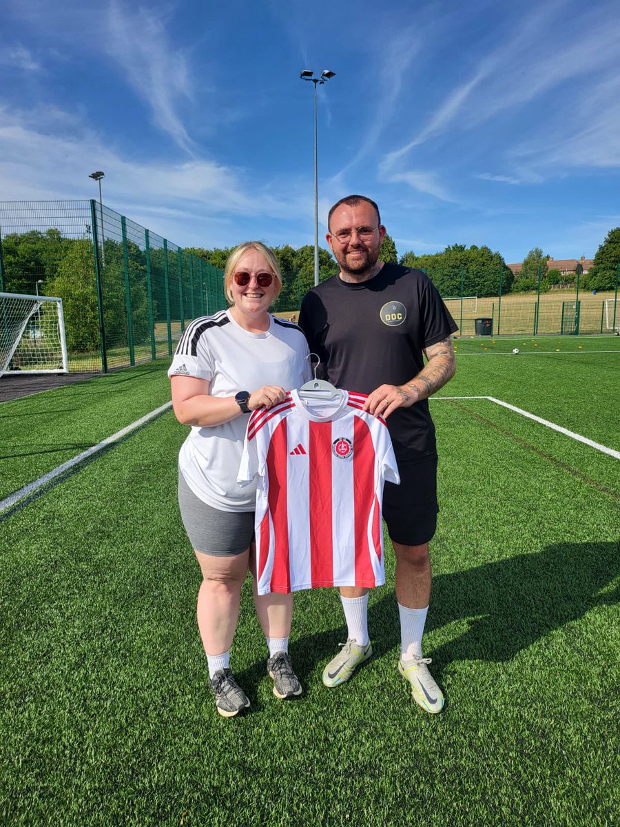 Men’s and Ladies first team managers 
Ben Dillon and Emma Whitear 

Our club are moving fast and we are very pleased and excited for what the future holds. 

Both managers are heavily involved in the youth set ups and want to create path ways for our young boys and girls❤️