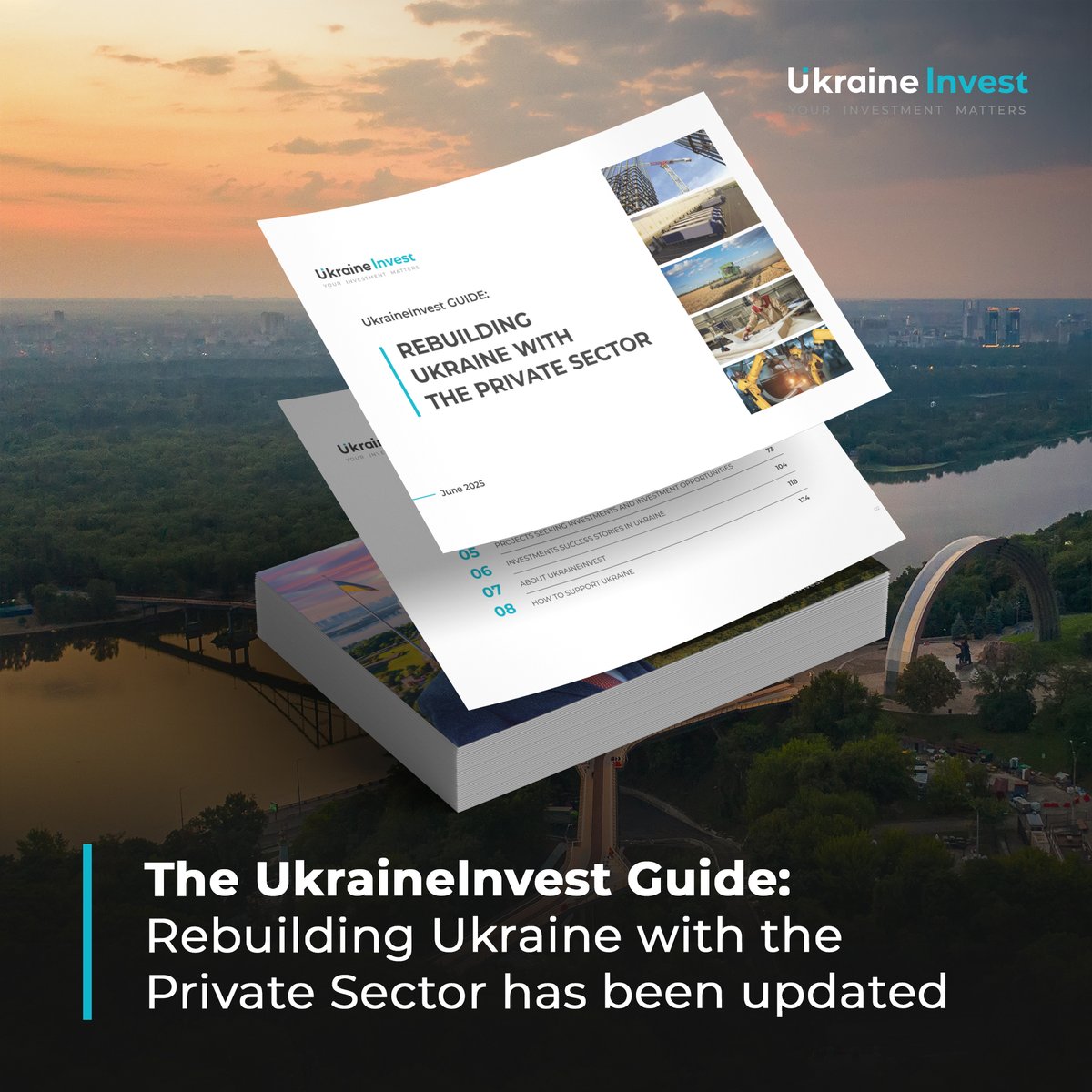 ⚡️Guide updated: Rebuilding Ukraine with the private sector ➡️ukraineinvest.gov.ua/en/news/ukrain…