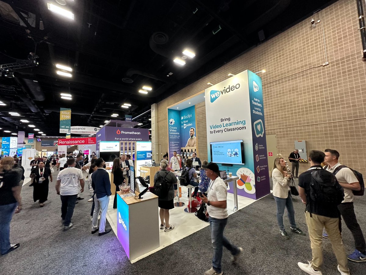 Day 1 at #ISTELive25 is in the books and we couldn't be more excited to start Day 2! Stop by Booth #2200 for a speaker session and see interactive video learning in action. Session schedule here: wevideo.com/iste2025