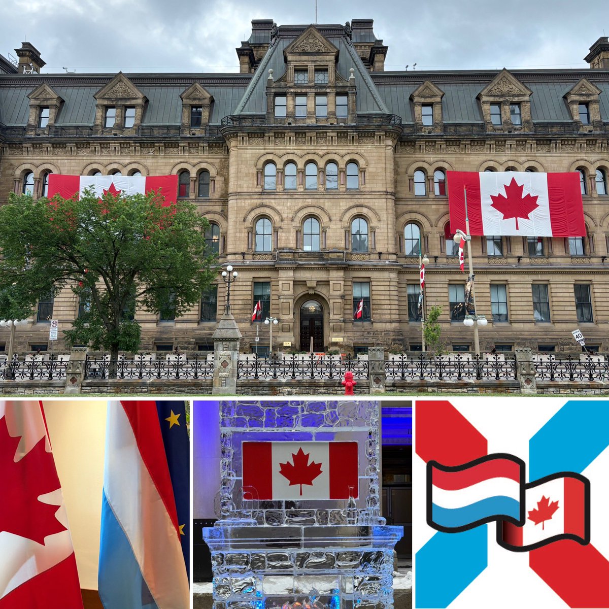 Happy #CanadaDay to all the Canadians &amp; friends from #Luxembourg

Bonne Fête du #Canada à toutes et à tous de #LUinOttawa

🇱🇺  🇨🇦 🍁  🇱🇺 🇨🇦  🍁 🇱🇺 🇨🇦 🍁 🇱🇺 🇨🇦
#CanadaDay2025 #feteducanada2025 
<a href="/LUinOttawa/">LUinOttawa</a> #feteducanada