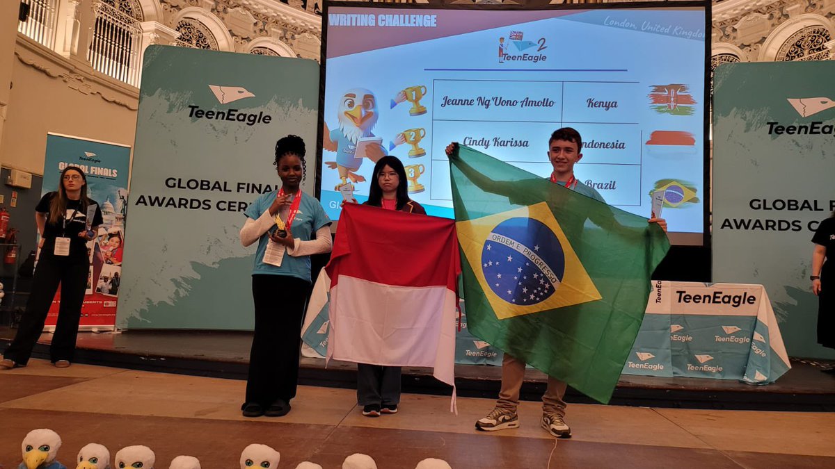 Congratulations To My Daughter, Jeanne Ng’uono Amollo, For Emerging No 1 Globally, In The TeenEagle Global  Competition, WRITING CHALLENGE Category; &amp; No 3 In Overall Ranking! Kudos Riara Springs GHS For Being No 2 Best Globally.