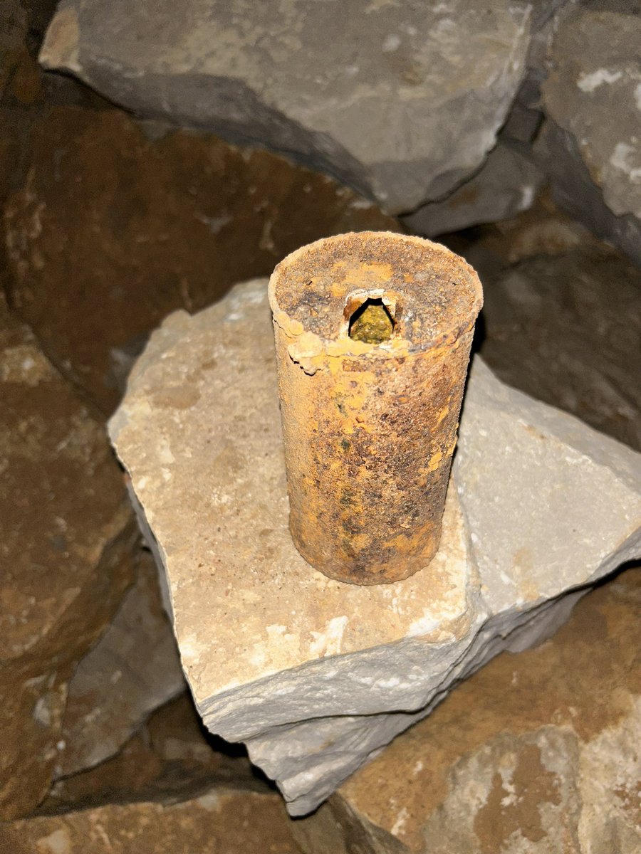 MammothCaveNP's tweet image. Today’s installment of historic trash found inside the Mammoth Cave, a beverage can. Before Mammoth Cave became a national park people were allowed to have food and drink on tours, so someone had 54 degree drink.