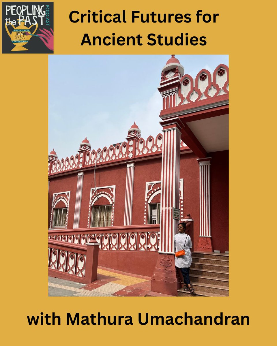 Is it possible to re-envision the place of Greece and Rome in the ancient world overall? In today’s new #PeoplingPodcast, we are joined by Dr. Mathura Umachandran to reimagine Classics through the lens of Critical Ancient World Studies (CAWS) /1