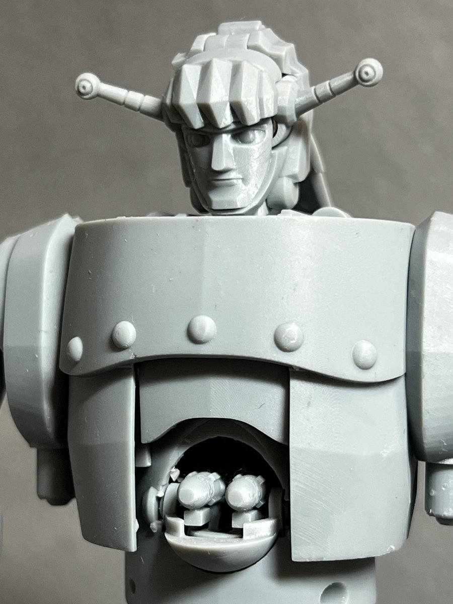 retrofuture1980's tweet image. 全然間に合っておらんけど告知だけ!
マグマ大使も許諾頂けております!
ありがとうございます!
ロケット形態から人型形態に変形!
お腹からロケット弾も展開します!
#WF2025S