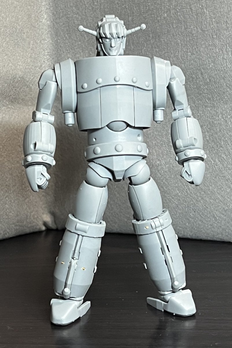 retrofuture1980's tweet image. 全然間に合っておらんけど告知だけ!
マグマ大使も許諾頂けております!
ありがとうございます!
ロケット形態から人型形態に変形!
お腹からロケット弾も展開します!
#WF2025S
