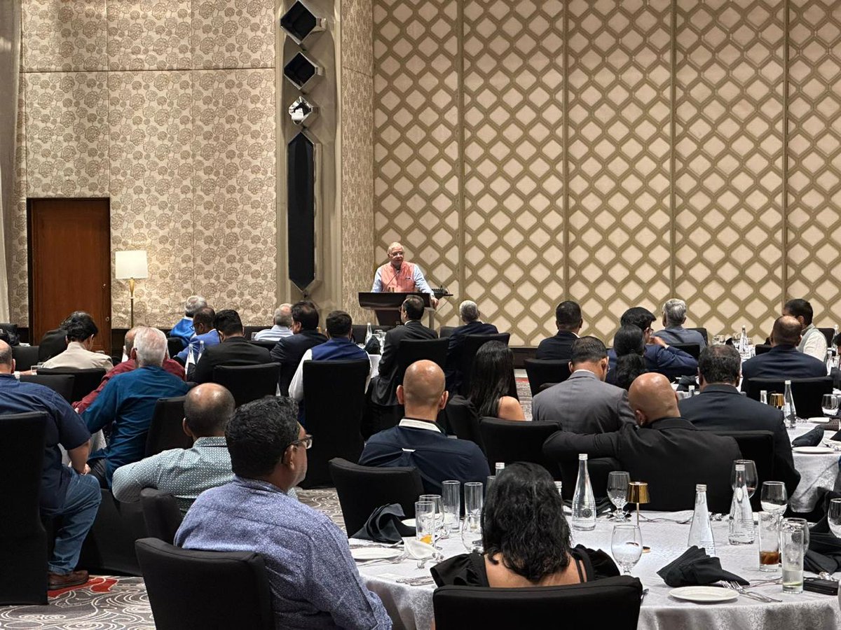 Rishan de Silva (@rishandesilva) on Twitter photo Thank you to the <a href="/IndiainSL/">India in Sri Lanka</a> for inviting <a href="/GCartographer/">The Geopolitical Cartographer</a> for the visit of the <a href="/FollowCII/">Confederation of Indian Industry</a> to #SriLanka.
It was great to see Sanjiv Puri of <a href="/ITCCorpCom/">ITC Limited</a> with President <a href="/RW_SRILANKA/">Ranil Wickremesinghe</a> at the <a href="/ITCRatnadipaCMB/">ITC Ratnadipa, Colombo</a>, after they opened the hotel in #Colombo last year.
#IOR #Trade #IndianOcean Thank you to the <a href="/IndiainSL/">India in Sri Lanka</a> for inviting <a href="/GCartographer/">The Geopolitical Cartographer</a> for the visit of the <a href="/FollowCII/">Confederation of Indian Industry</a> to #SriLanka.
It was great to see Sanjiv Puri of <a href="/ITCCorpCom/">ITC Limited</a> with President <a href="/RW_SRILANKA/">Ranil Wickremesinghe</a> at the <a href="/ITCRatnadipaCMB/">ITC Ratnadipa, Colombo</a>, after they opened the hotel in #Colombo last year.
#IOR #Trade #IndianOcean