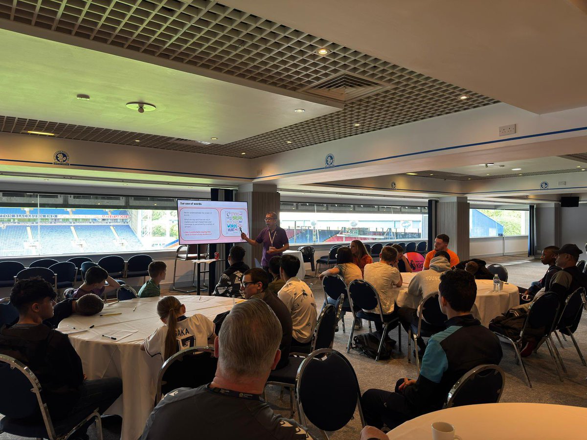 stophateuk's tweet image. Saturday we were at @Rovers supporting @BRFCTrust deliver activities in the community especially with young people. #hatecrime awareness sessions delivered, well received & lots of interaction by attendees. Thanx to Trust staff/ vols for your support & making us welcome!