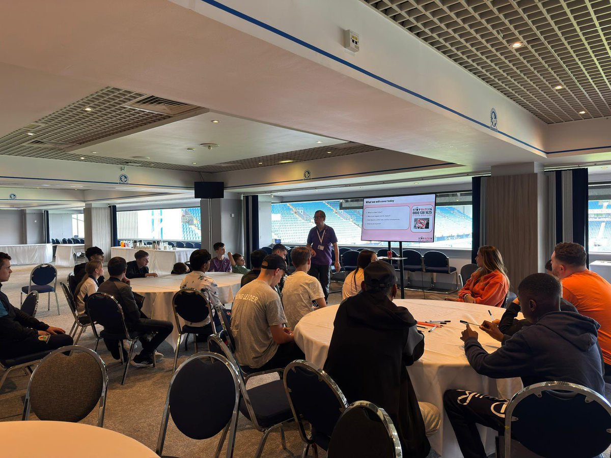 stophateuk's tweet image. Saturday we were at @Rovers supporting @BRFCTrust deliver activities in the community especially with young people. #hatecrime awareness sessions delivered, well received & lots of interaction by attendees. Thanx to Trust staff/ vols for your support & making us welcome!