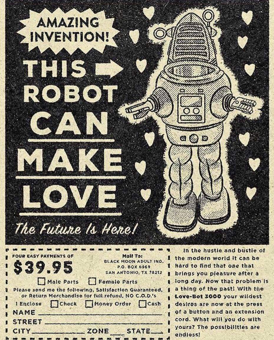 ECrowens's tweet photo. #robot #robbietherobot #invention #mailorder #vintage #retro #vintagead #retroadvertising https://t.co/enxW0ctoim
