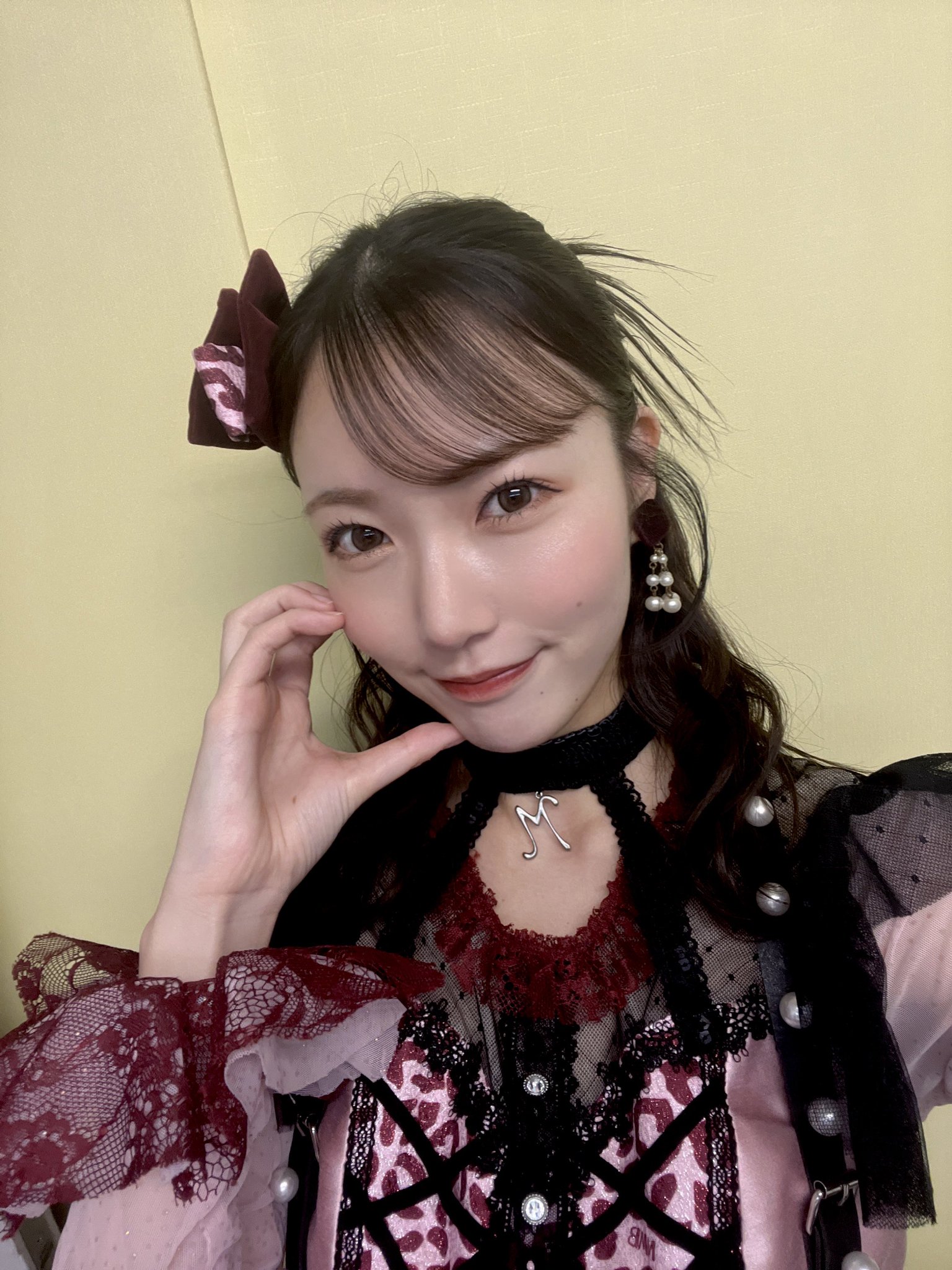 【最終値下げ】NMB48 眞鍋杏樹　直筆　生写真 最終値下げ】NMB48 眞鍋杏樹直筆生写真
