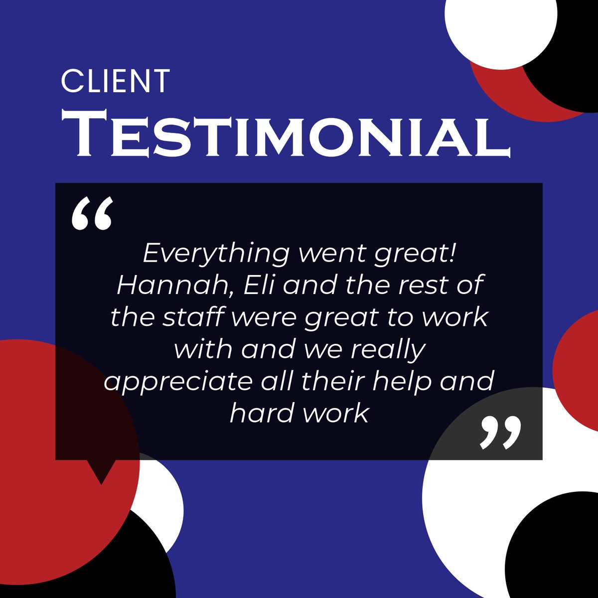 AmericanAV_'s tweet image. 👏 Shoutout to Hannah, Eli, and the rest of our incredible team for delivering another smooth event! 💪
 It’s always rewarding to hear feedback like this from our clients—your hard work never goes unnoticed.

#ClientTestimonial #AVTeamwork #EventProduction #TestimonialTuesday