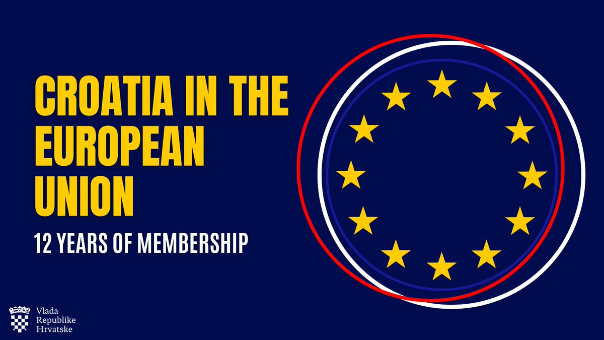 Twelve years of membership in the European Union have made Croatia economically stronger, more resilient and better connected. 

We have achieved our strategic goals: joining the Schengen area and the Eurozone, placing us at the core of the European Union. This has further