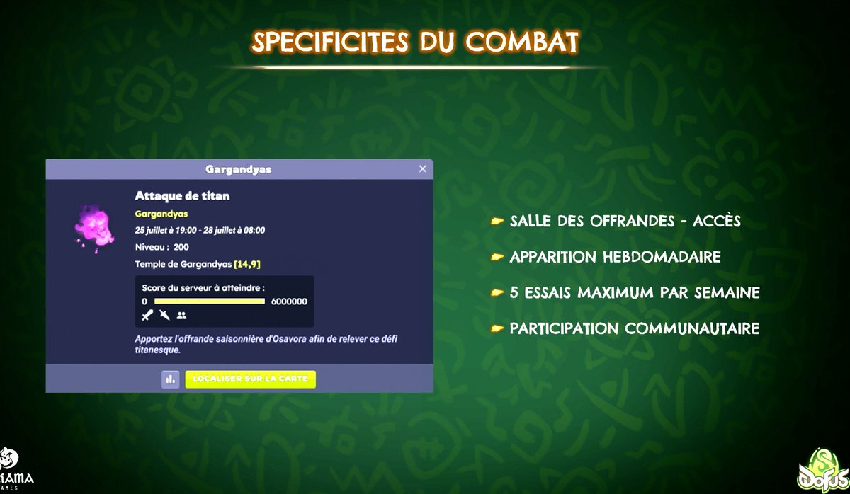 Le world boss, aka LE TITAN, ne sera dispo chaque semaine du vendredi 19h au lundi 8h.

Perso une contrainte horaire, ca me fait juste chier d'avance, qu'en pensez vous?