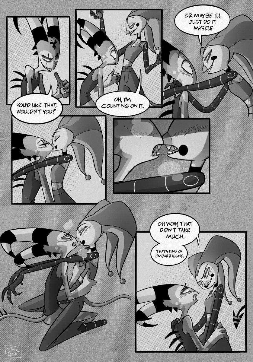 2/7 another (much shorter) comic because I am insane!

#blitzfizz #blitzo #fizzarolli #nsfw #helluvaboss