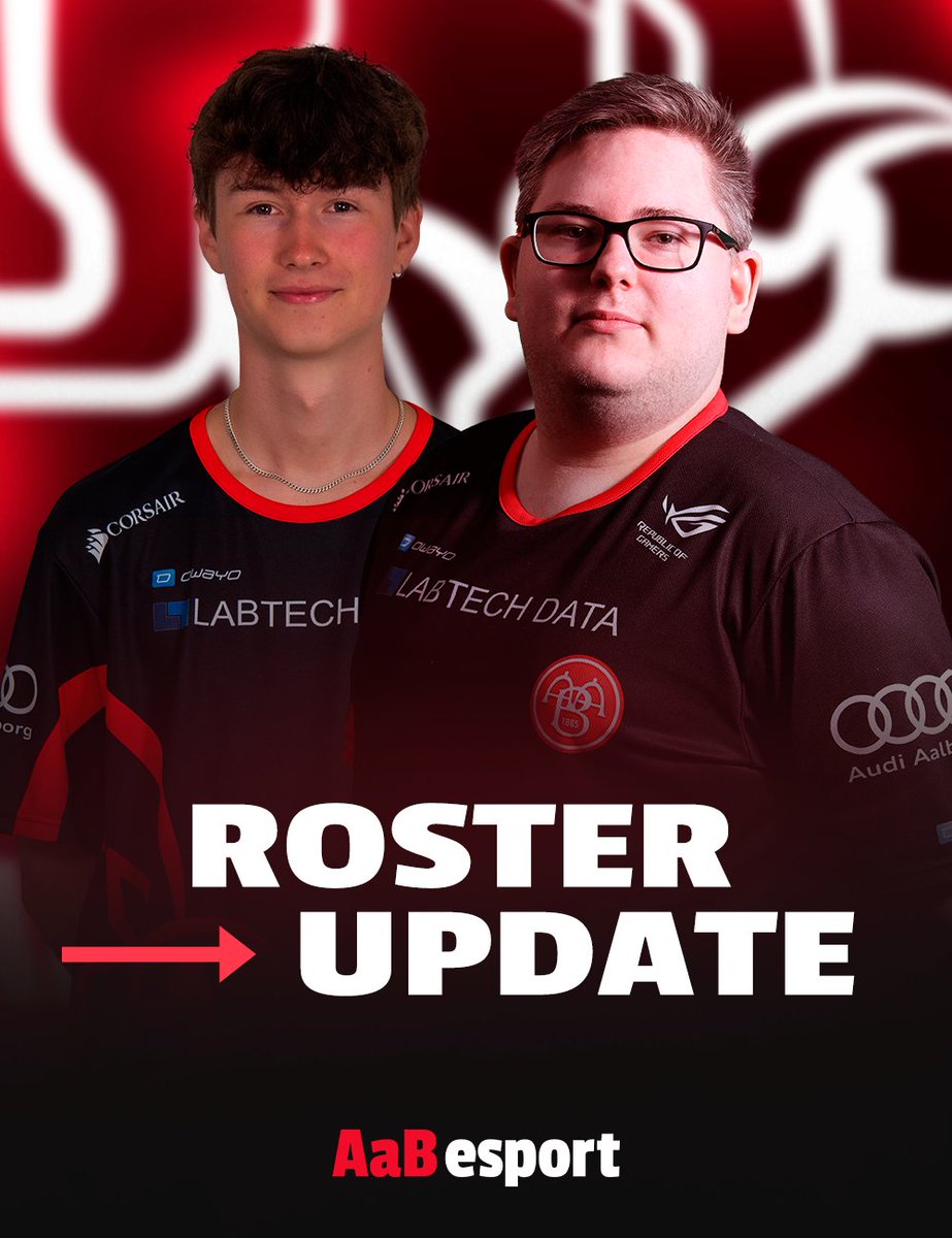 AaB esport (@aabesport) on Twitter photo Det nye lineup til 1. division er på plads, og vi har fornøjelsen af at byde både nye ansigter og gamle kendinge velkommen tilbage i AaB-familien. Velkommen til AaB Eclipse!
<a href="/VaegtenCS/">Vaegten</a>
<a href="/PihLziNh0/">Rasmus Pihl</a>
<a href="/Minkennn/">Martin Radoor</a>
<a href="/AndersenSCS/">Daniel Albæk Andersen</a>
<a href="/DavudTW/">Davud</a>
#ForzaDeRøde Det nye lineup til 1. division er på plads, og vi har fornøjelsen af at byde både nye ansigter og gamle kendinge velkommen tilbage i AaB-familien. Velkommen til AaB Eclipse!
<a href="/VaegtenCS/">Vaegten</a>
<a href="/PihLziNh0/">Rasmus Pihl</a>
<a href="/Minkennn/">Martin Radoor</a>
<a href="/AndersenSCS/">Daniel Albæk Andersen</a>
<a href="/DavudTW/">Davud</a>
#ForzaDeRøde