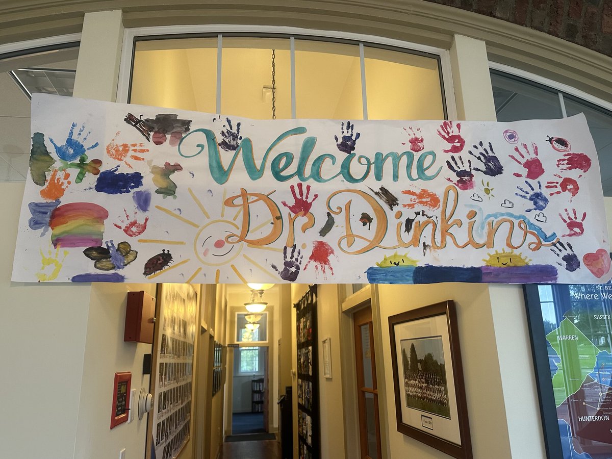 What a warm welcome from folks at my new school home, Gill St. Bernard’s School.