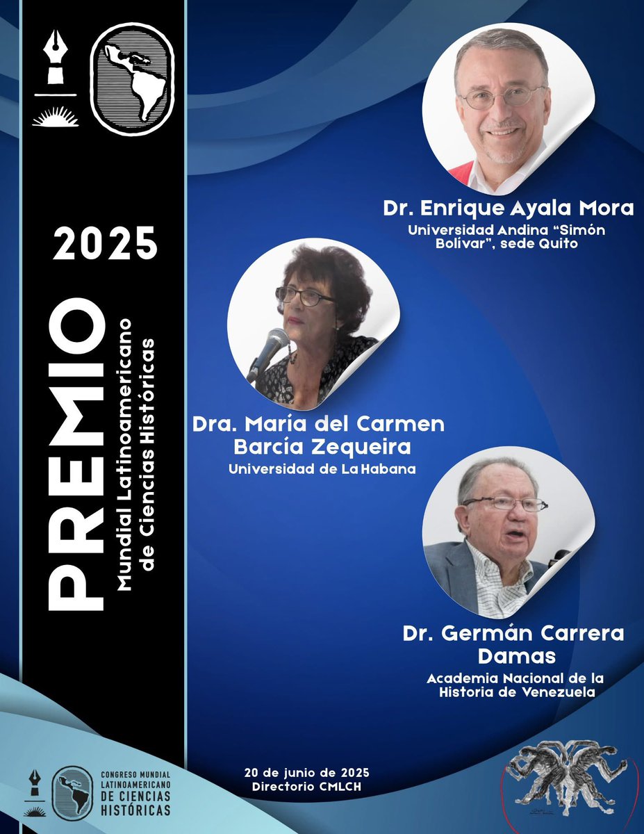Honor a quienes han contribuido con sus investigaciones a pensar nuestra historia. Felicidades a los ganadores: 
#CIHAL #UJI