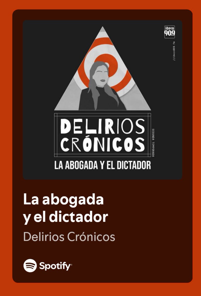 Goyo (@poncho_vaca) on Twitter photo Ya está el nuevo episodio del podcast 'Delirios crónicos', que ya he recomendado por acá.
En esta ocasión con la historia de una abogada salvadoreña, el exilio de su país y la integración a otro.
Fue una sorpresa escuchar la narración de Andrés <a href="/Checka91/">Andrés Alfredo Torres Checka</a>; rato que no lo oía Ya está el nuevo episodio del podcast 'Delirios crónicos', que ya he recomendado por acá.
En esta ocasión con la historia de una abogada salvadoreña, el exilio de su país y la integración a otro.
Fue una sorpresa escuchar la narración de Andrés <a href="/Checka91/">Andrés Alfredo Torres Checka</a>; rato que no lo oía