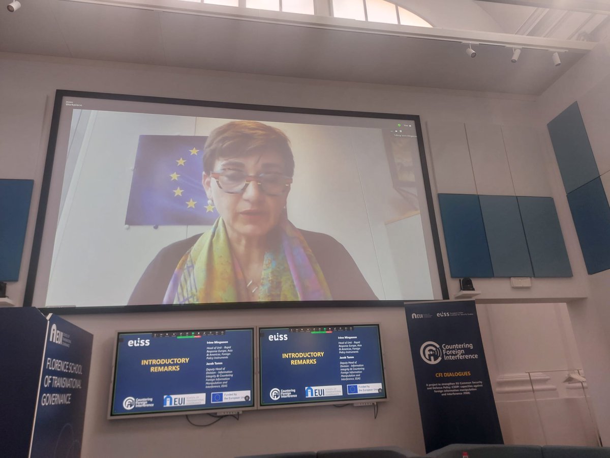 EU Institute for Security Studies (@eu_iss) on Twitter photo 📢 The #CFIDialogues2025 wrapped up last week in Florence! 2️⃣ days focused on detecting and exposing foreign interference and strengthening the EU's capability for active defence.
👏 Thanks to everyone who contributed their knowledge, ideas & energy, and to our partner <a href="/STGEUI/">School of Transnational Governance</a>. 📢 The #CFIDialogues2025 wrapped up last week in Florence! 2️⃣ days focused on detecting and exposing foreign interference and strengthening the EU's capability for active defence.
👏 Thanks to everyone who contributed their knowledge, ideas & energy, and to our partner <a href="/STGEUI/">School of Transnational Governance</a>.