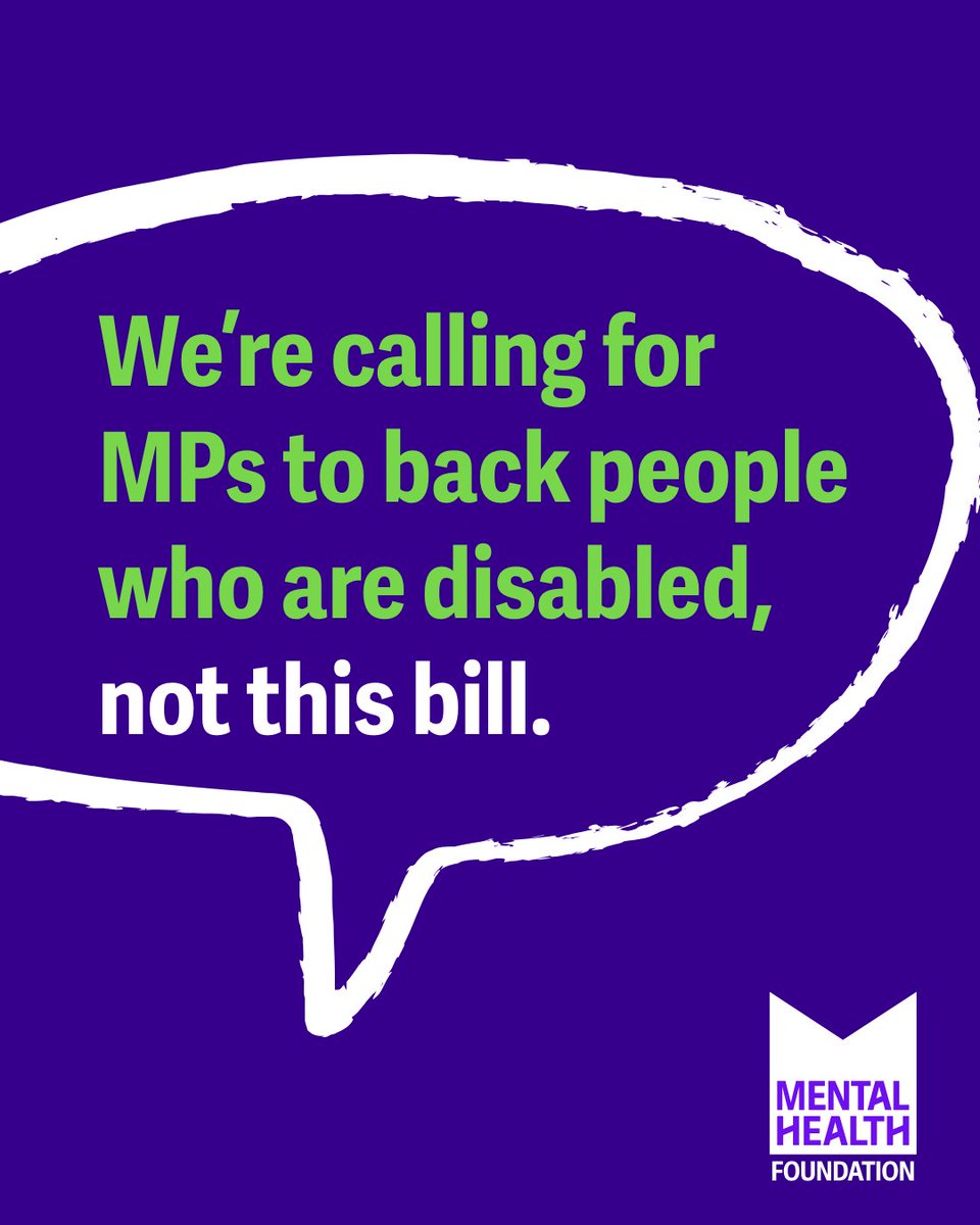 mentalhealth's tweet image. We’re joining 85 organisations to call for MPs to vote against the benefits cuts.
While the UK government say these cuts will get people into work, there’s no evidence they will help. In fact, some people whose benefits will be cut *already* work.
tinyurl.com/v744dcnh