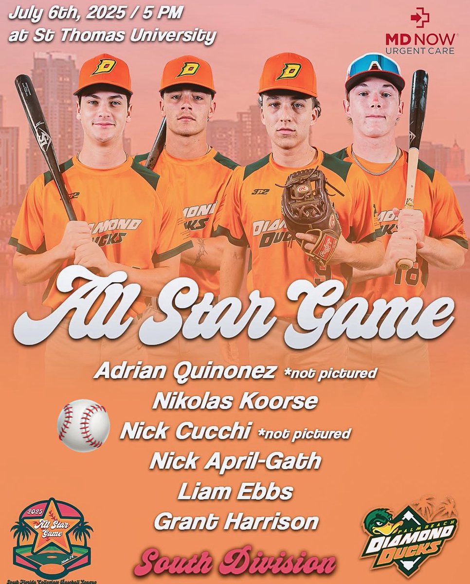 Gary Cucchi (@garycucchi) on Twitter photo <a href="/NicholasCucchi/">Nick Cucchi</a> was selected to the South Florida Collegiate Baseball League 2025 All-Star Game next weekend 💪
<a href="/CoachColeman13/">lyndon.coleman</a> <a href="/A3_Trojans/">A3 Academy</a> <a href="/NicholasCucchi/">Nick Cucchi</a> was selected to the South Florida Collegiate Baseball League 2025 All-Star Game next weekend 💪
<a href="/CoachColeman13/">lyndon.coleman</a> <a href="/A3_Trojans/">A3 Academy</a>