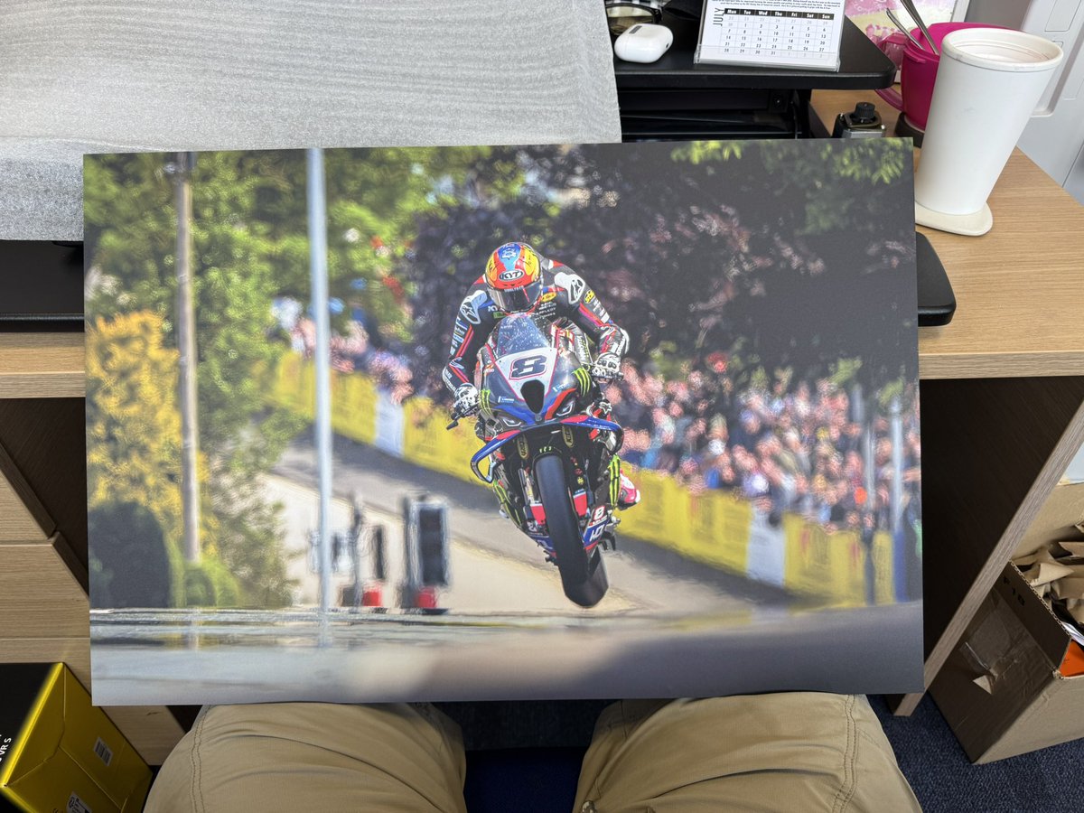 Just received this little beauty through the post.  It looks so good.  It’s a 60cm x 40cm aluminium mounted print.  It’s available for £120.  You can order here: iomttpics.com/orders