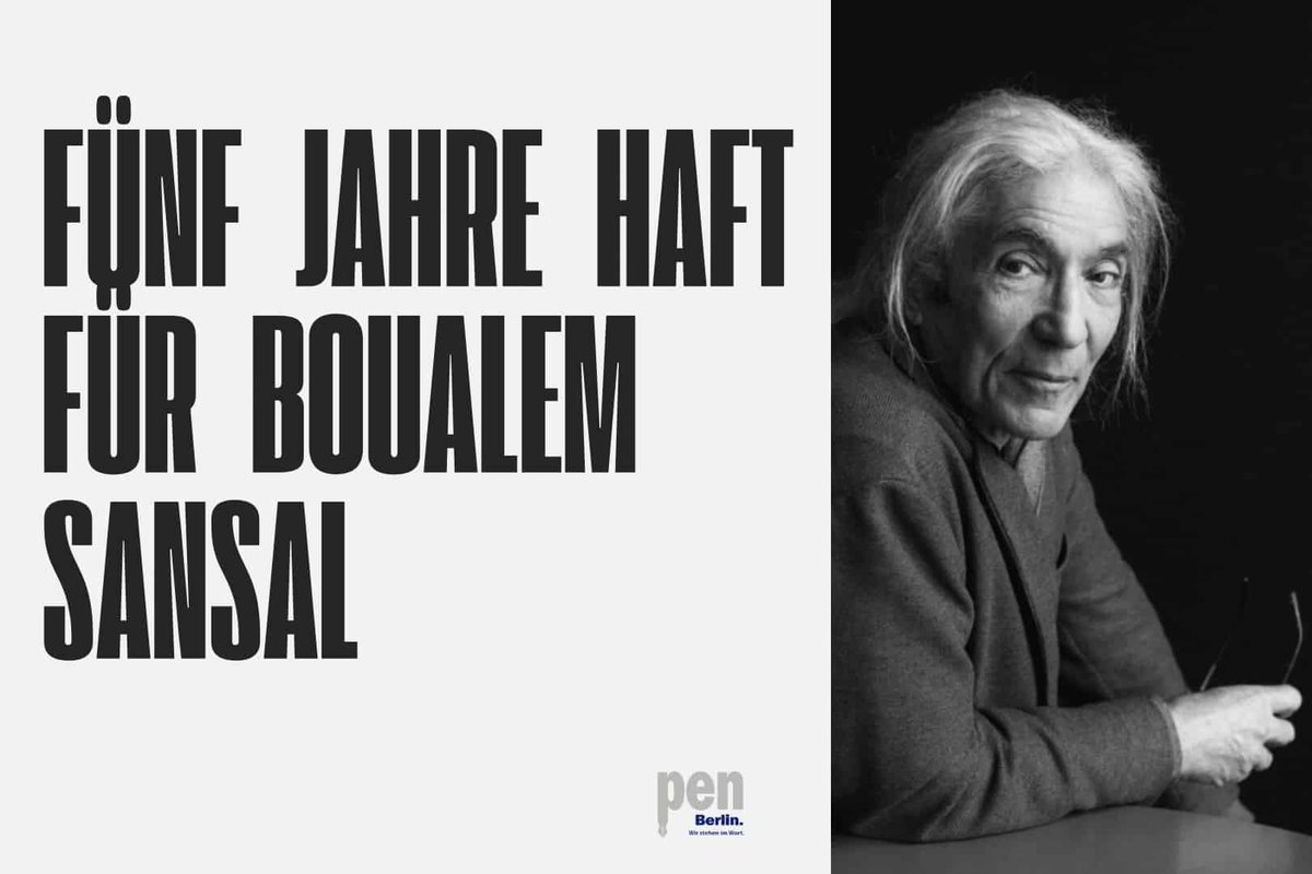 pen_berlin's tweet image. Der französisch-algerische Schriftsteller Boualem Sansal ist heute vom Berufungsgericht in Algier erneut zu fünf Jahren Haft ohne Bewährung verurteilt worden. Damit wurde das Urteil vom 27. März 2025 bestätigt. PEN Berlin und der Börsenverein des Deutschen Buchhandels verurteilen…