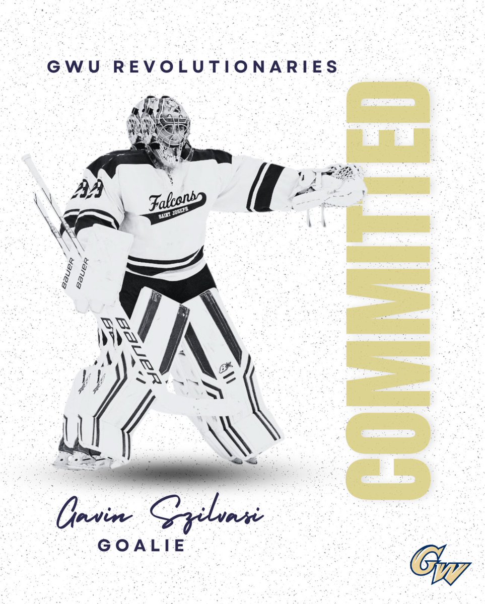 COMMITTED!

Congratulations to Gavin Szilvasi for joining the GWICE for the next season‼️ Gavin is a goalie joining the Class of 2028!

Gavin is most looking forward to living in DC and being a part of the GW community both in and out of the classroom. Welcome to the team❗️

#GWU