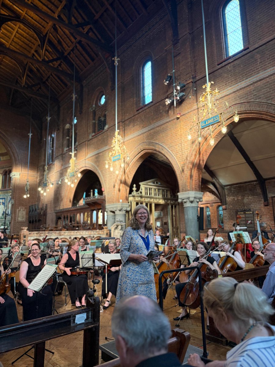 WandsworthMayor's tweet image. The Deputy Mayor enjoyed attending the Wandsworth Symphony Orchestra’s Summer Concert, including Contus Arcticusa by Rautavaara, featuring a recording of arctic bird song!
WSO is a talented amateur orchestra which has been part of the cultural life of Wandsworth for over 40 years