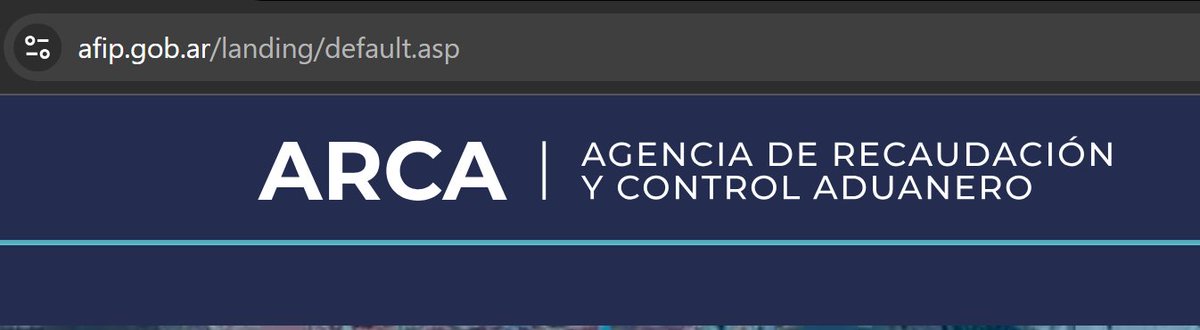 Cada vez que entro a hacer una factura y veo que la URL dice AFIP en vez de ARCA reafirmo lo cartón pintado que son en este gobierno. No son gente seria.