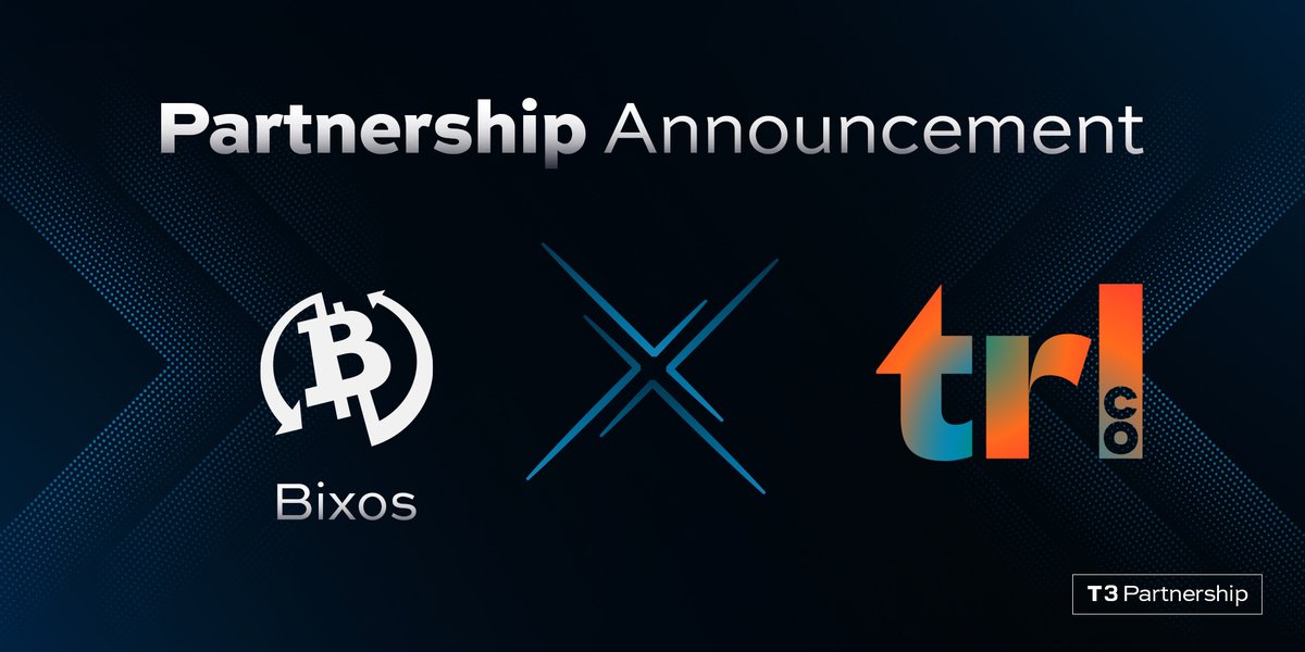 Bixos Incorporation (@bixosinc) on Twitter photo 📢 PARTNERSHIP ANNOUNCEMENT
📷 We’re excited to announce a new partnership between <a href="/Trl_co/">The Real Lifestyle</a> and <a href="/Bixosinc/">Bixos Incorporation</a>!
$TRLCO is pioneering AI-powered RWA tokenization, starting with high-end Dubai real estate — fractional, data-driven, and on-chain.
At Bixos, we share the same mission: 📢 PARTNERSHIP ANNOUNCEMENT
📷 We’re excited to announce a new partnership between <a href="/Trl_co/">The Real Lifestyle</a> and <a href="/Bixosinc/">Bixos Incorporation</a>!
$TRLCO is pioneering AI-powered RWA tokenization, starting with high-end Dubai real estate — fractional, data-driven, and on-chain.
At Bixos, we share the same mission: